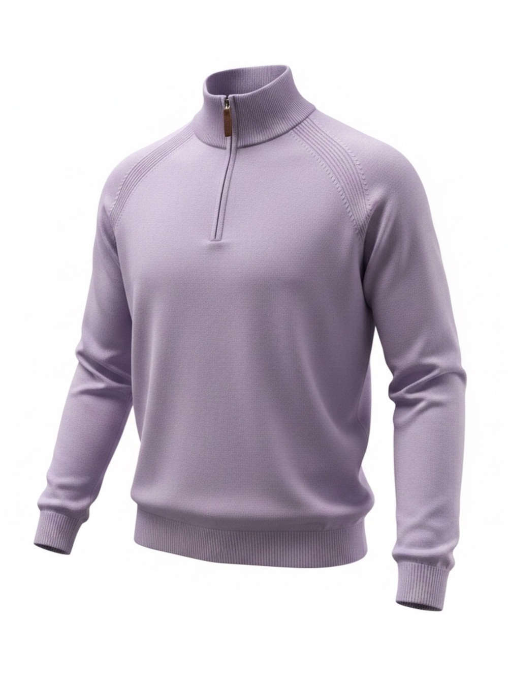 NWT FootJoy Men's Lavender Half-Zip Pullover Wool